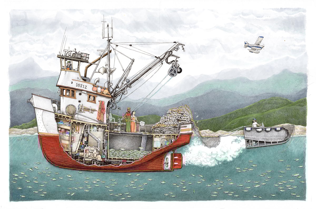 SEINER SETTING 19" X 13"