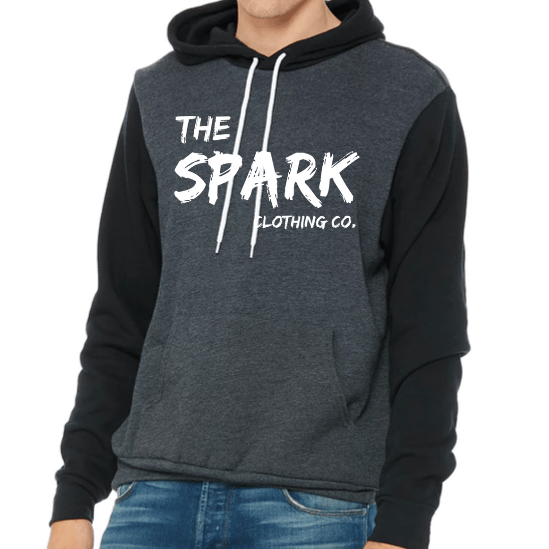 Image of The Spark Clothing Co. Hoodie - Black/Gray 