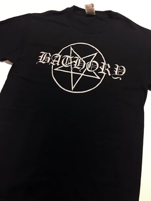 Image of Bathory " Pentagram Logo" T shirt