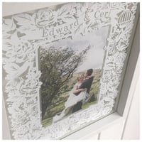 Image 3 of Personalised Wedding Photo Frame