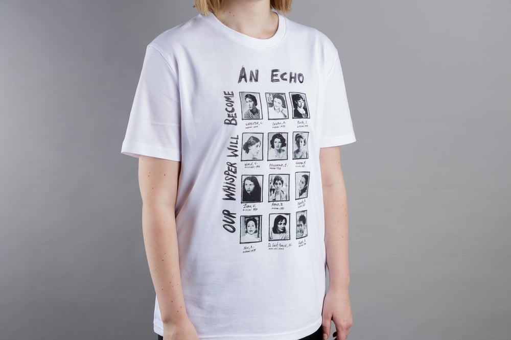 Athena Papadopoulos, <i>MISSING/WANTING/NEEDING YOU T-shirt</i>, 2019