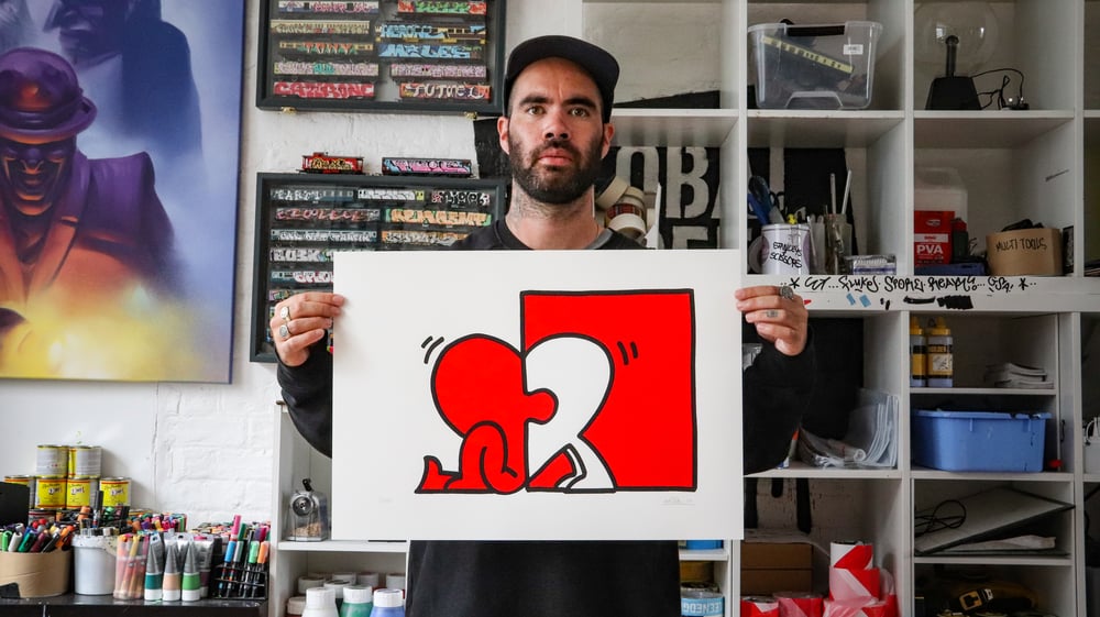Image of 'Love Found' - Hand signed screen print by Haser