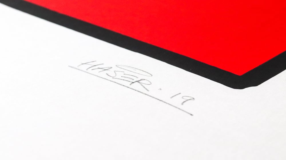 Image of 'Love Found' - Hand signed screen print by Haser