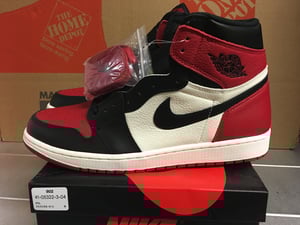 Image of AIR JORDAN 1 RETRO HI OG “BRED TOE” MEN