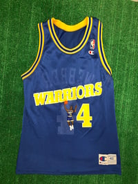 Image 1 of Vintage Champion Warriors Chris Webber Jersey