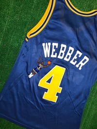 Image 2 of Vintage Champion Warriors Chris Webber Jersey