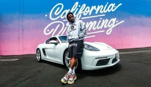 Image of GIGP$ BIG FACED LETTERMAN HOODIE