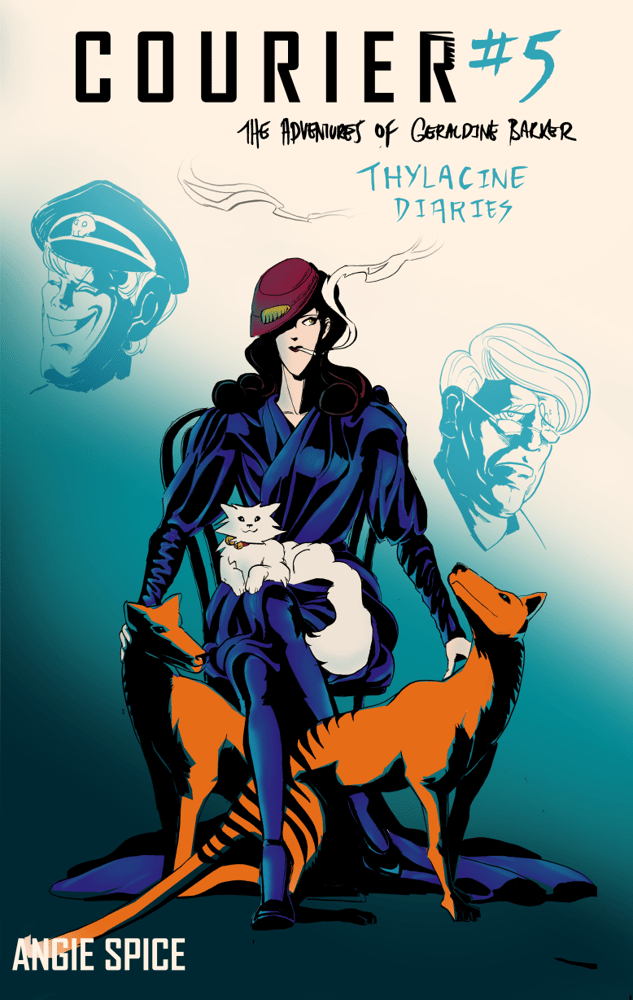 Image of Courier The Adventures Of Geraldine Barker #5 "Thylacine Diaries"