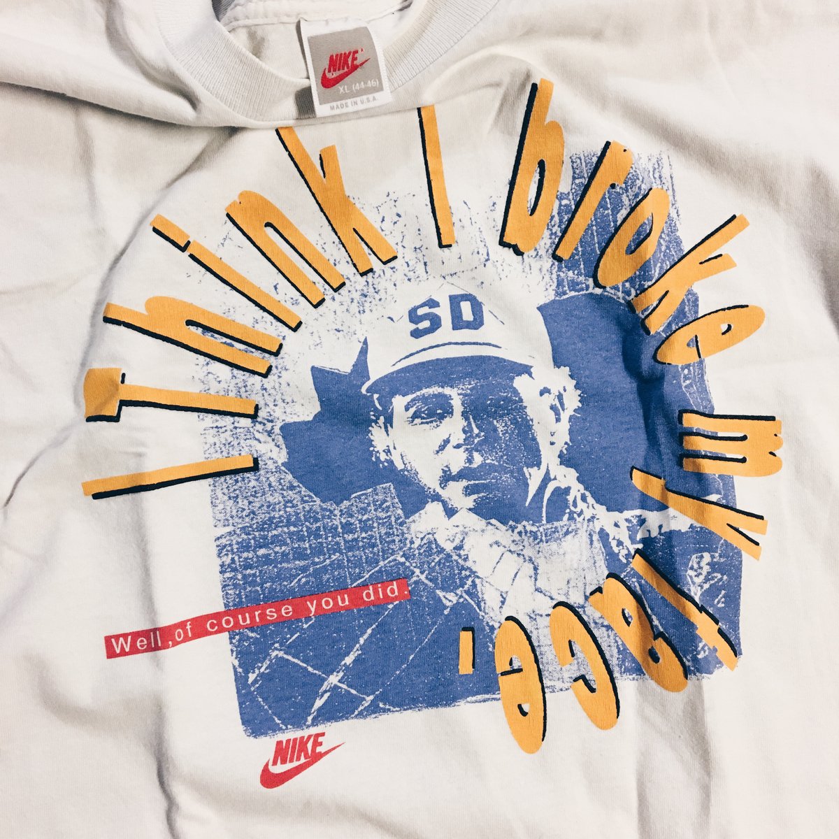 That time Supreme printed a parody Nike t-shirt out of SPITE 