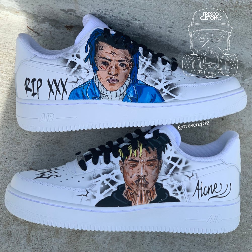 Image of XXXTENTACION Custom AF1s 