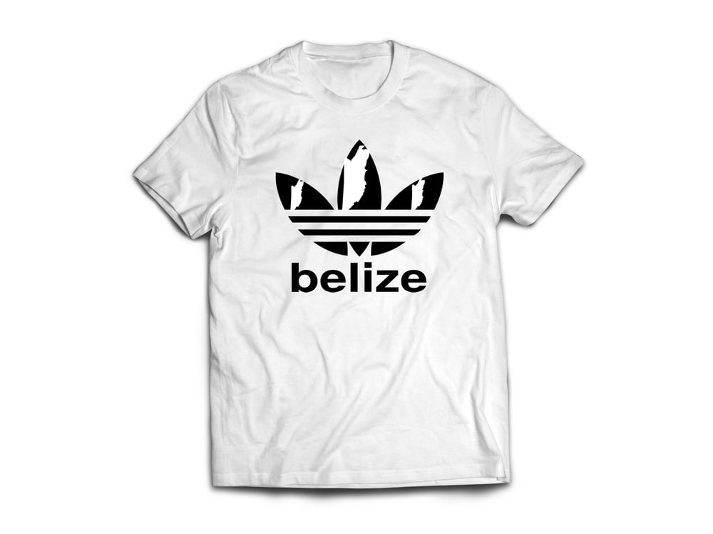 Image of BELIZE - T-SHIRT -WHITE/BLACK