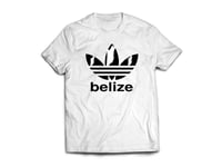 Image 1 of BELIZE - T-SHIRT -WHITE/BLACK