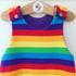 Rainbow Stripe Harem Dungarees Image 3