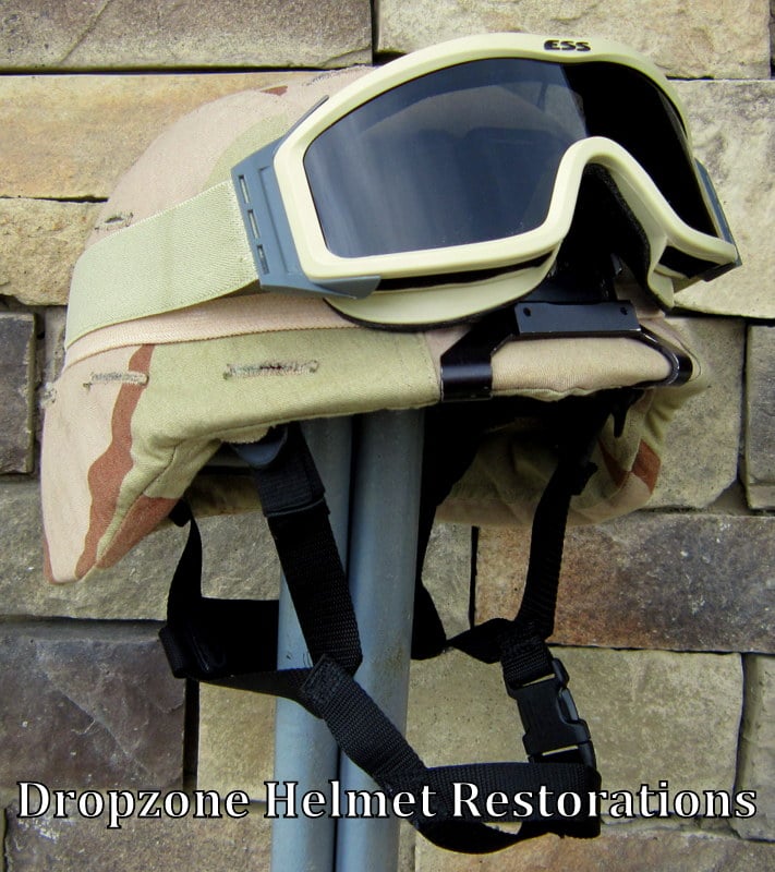 Dropzone Helmet Restorations Co. — U.S. ARMY PASGT KEVLAR COMBAT HELMET