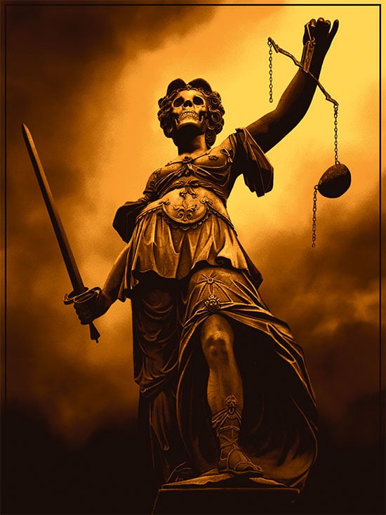 lady justice pop art