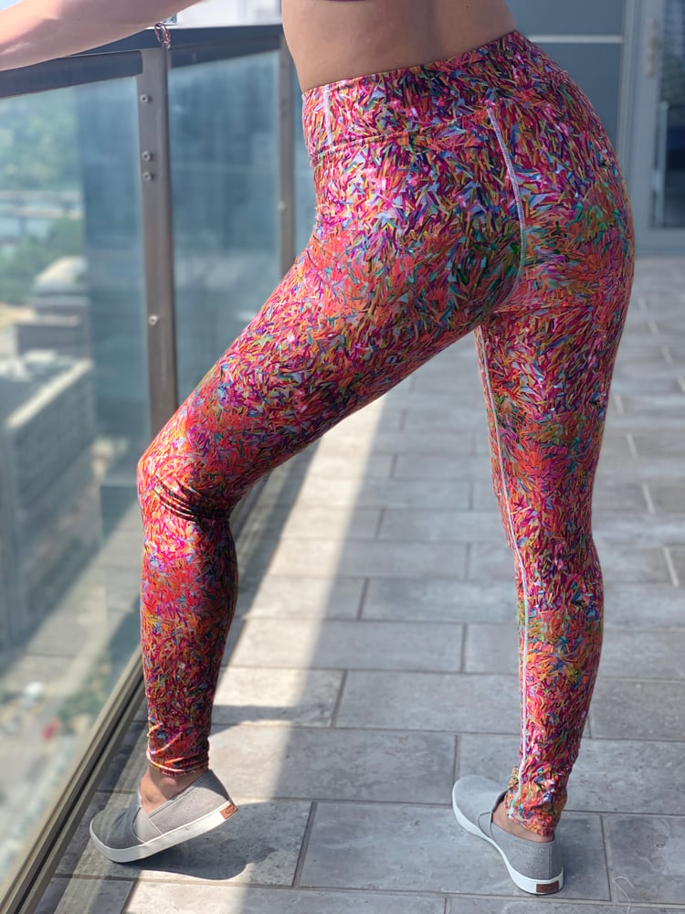 Image of Party Sequin Yoga Pants