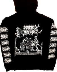 Image 3 of Morbid Angel " Abominations of Desolation " Hoodie with Sleeve Prints