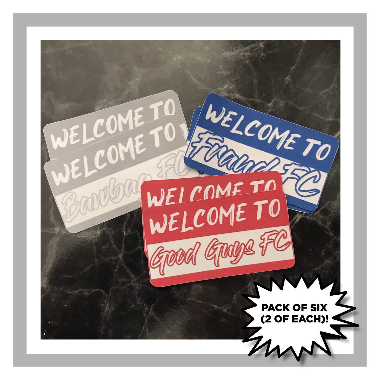 Image of ‘Welcome to’ Stickers