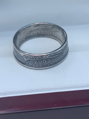Image of Silver Alabama Coin Ring