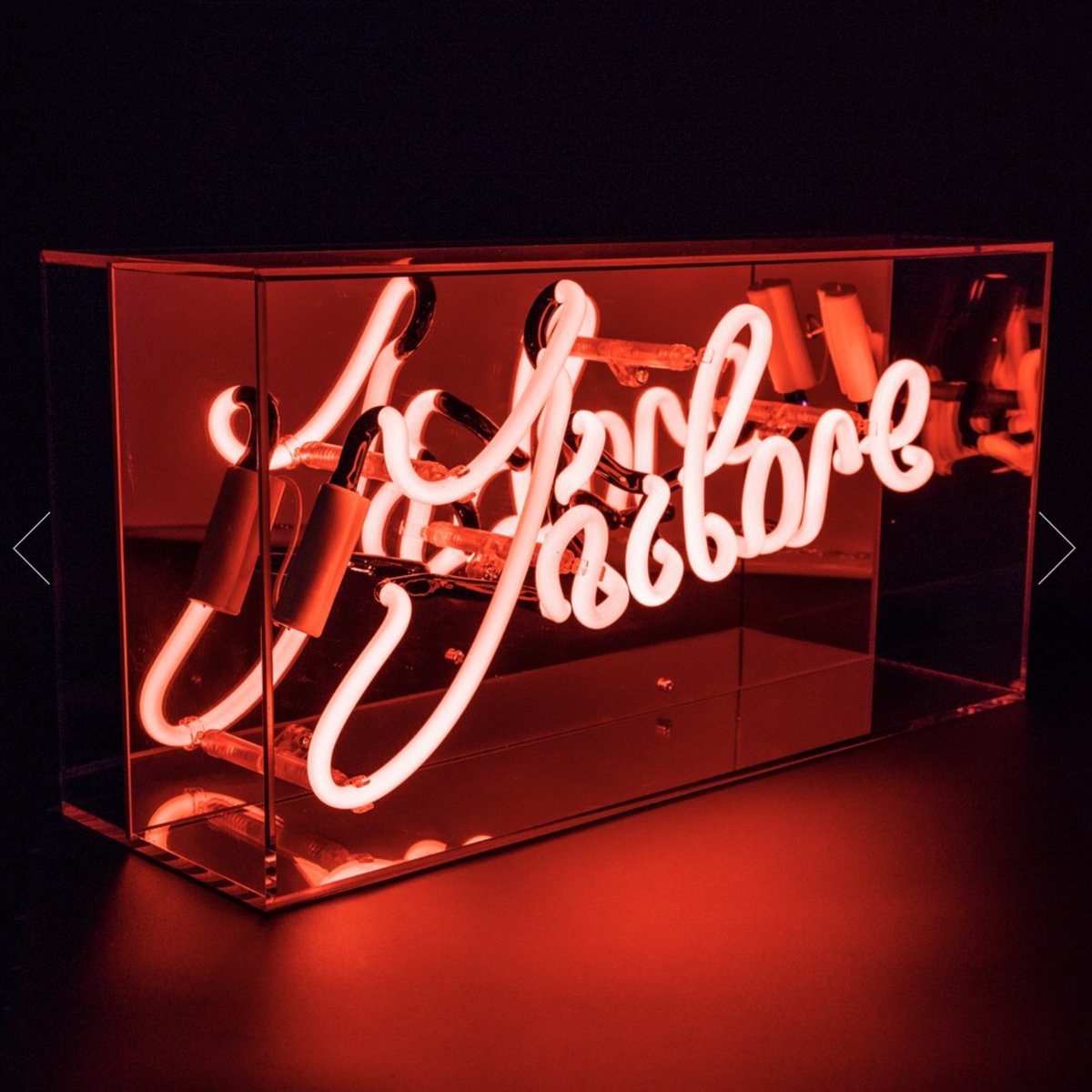 Image of J’adore neon lightbox 