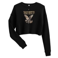 Image 1 of Women DIVINELY PROTECTED Crop Sweatshirt