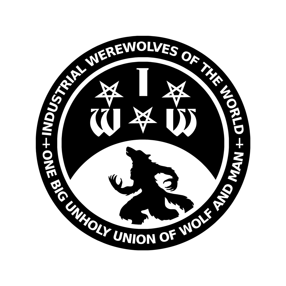 Vinyl Stickers - Industrial Werewolves of the World/The Future is Shit, All I Want is Revenge