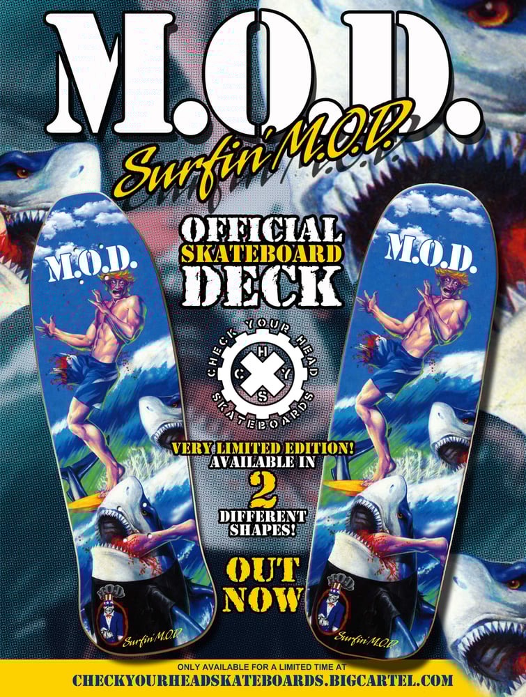 Image of M.O.D surfin’ MOD Skateboard Deck