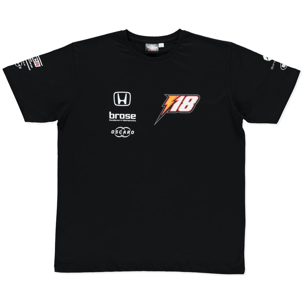 Image of NEW 2019 WTCR MEN "RACING" T-SHIRT BLACK