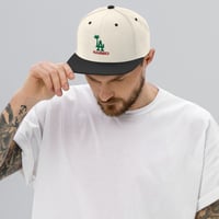 Image 1 of LA RAISED Embroidered Snapback Hat