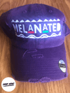 Melanated Dad Hat - Distressed Purple