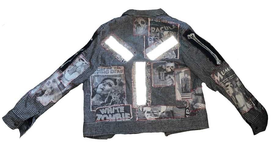 Image of SEVYNTH GENE JACKET;HOUNDSTOOTH