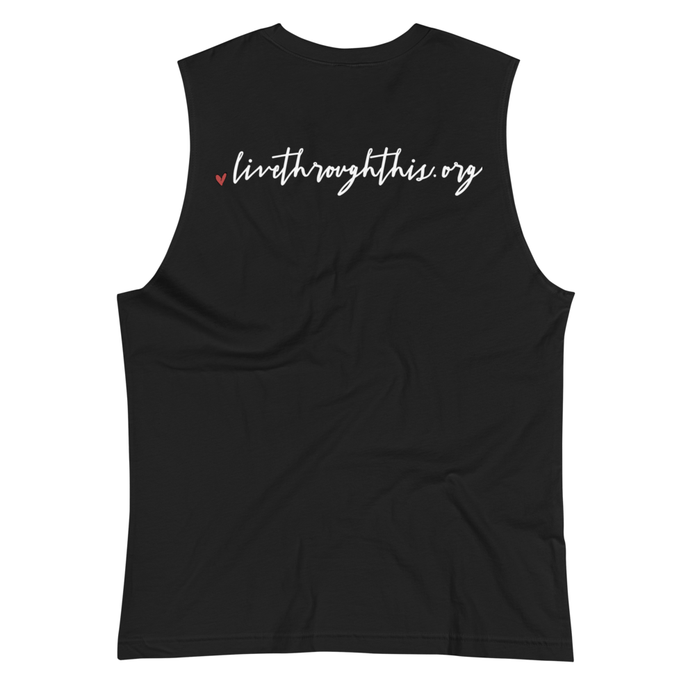 Image of Unisex Stay Muscle Tee - Black