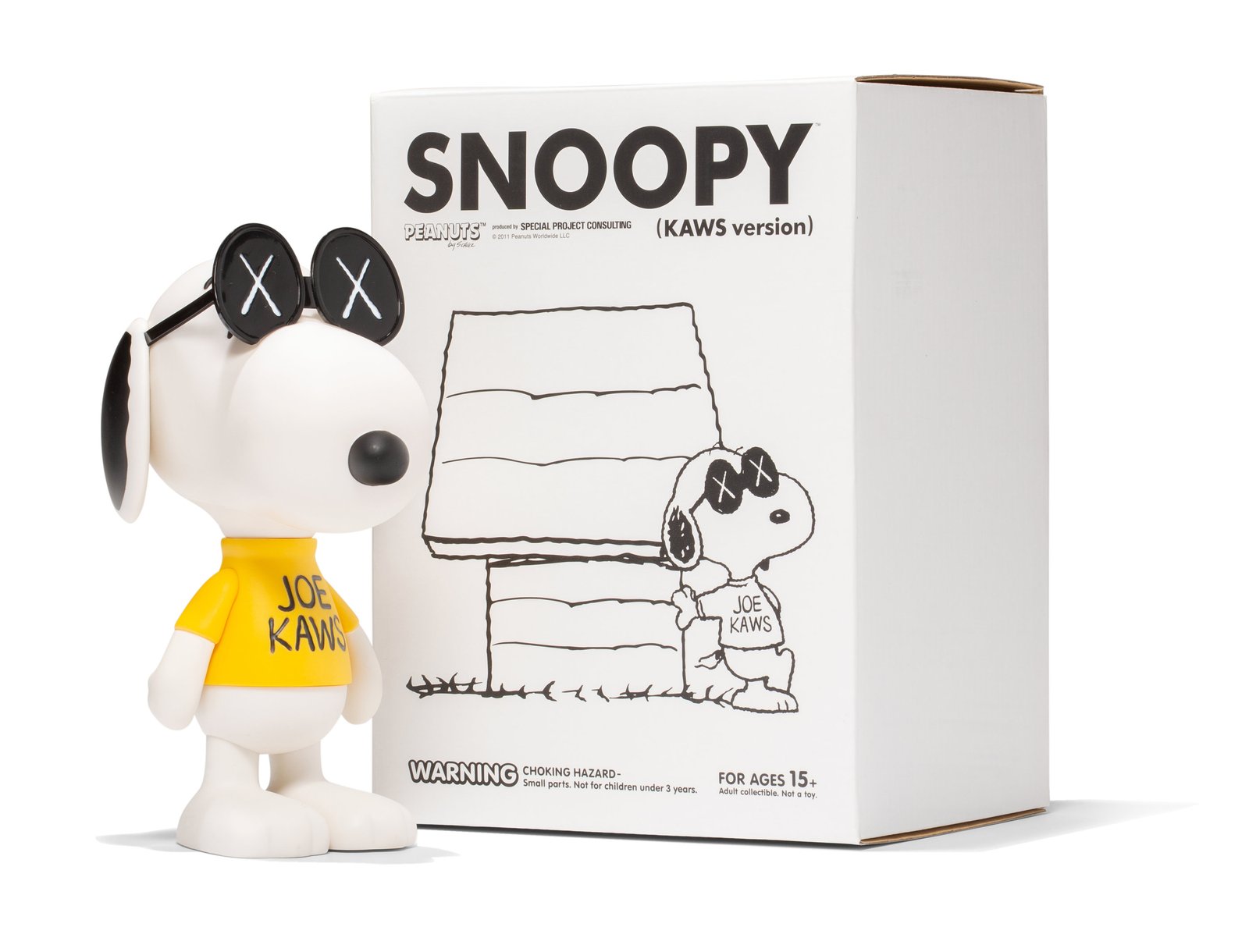 KAWS Snoopy Plush (Black Large) • Silverback Gallery