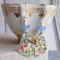 Image 1 of Pottery Shard Earrings - 4