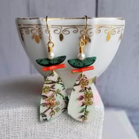 Image 1 of Pottery Shard Earrings - 10