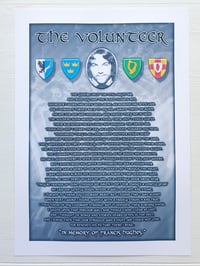 Image 1 of The Volunteer - Francis Hughes - A3 print 