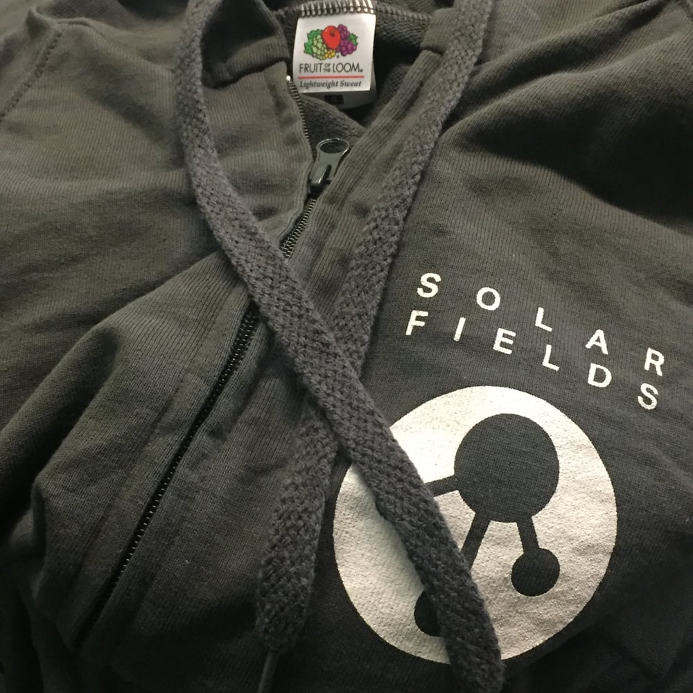 Image of Solar Fields 'Logo zip hoodie'
