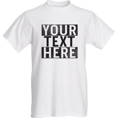 Image of Spray Paint Text Tee