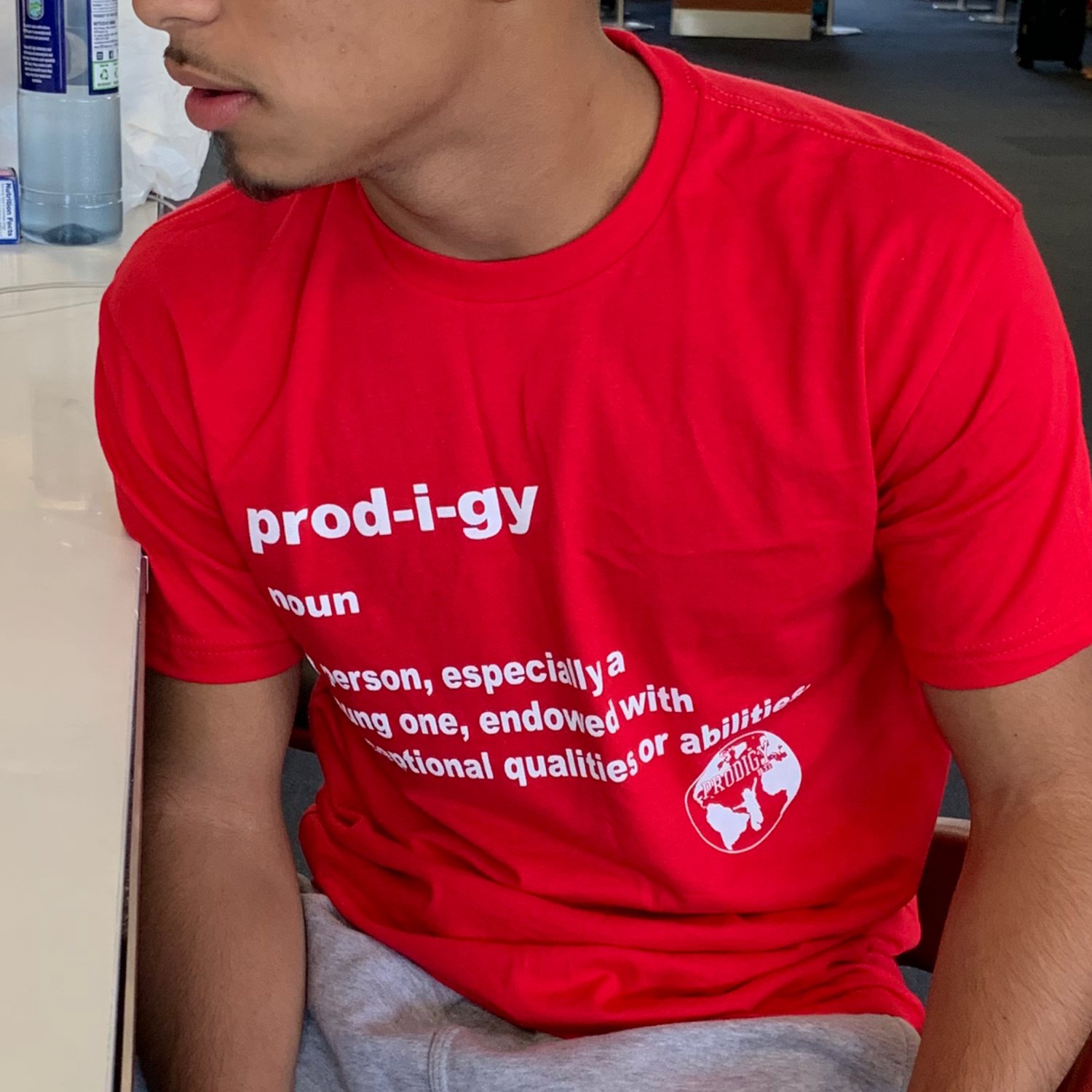 NEW BRAND PRODIGY DEFINITION RED T SHIRT | BRAND PRODIGY