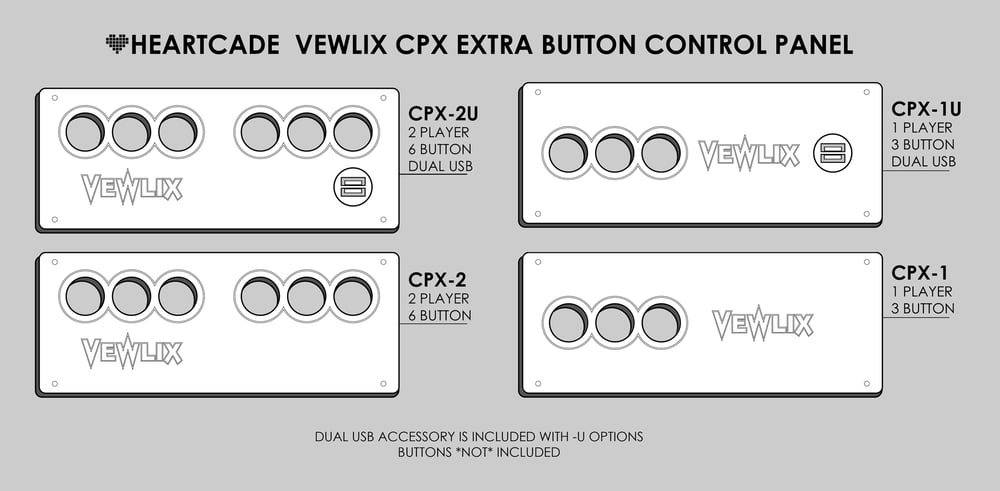 Vewlix CPX Extra Button Control Panel