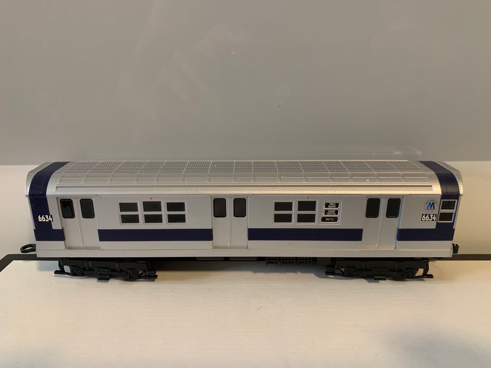 Image of Walthers HO Subway Car (Silver Blue)