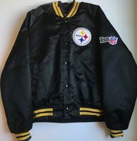 Vintage Pittsburgh Steelers Chalk-Line Varsity Jacket - L