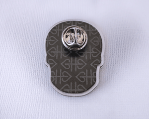 Image of GHD Skull "Bubble Gum" Acrylic Pin