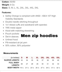 Image 4 of Men and Women Zipper Hoodie(ONLY)