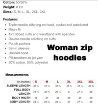 Image 5 of Men and Women Zipper Hoodie(ONLY)