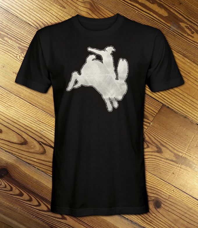 Image of Buckin' Bunny Tee - Black - Free Shipping!