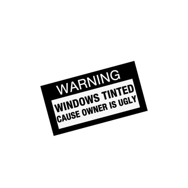 Image of Window Tint Decal