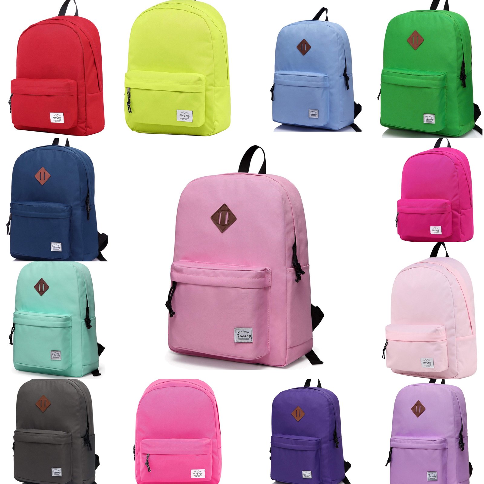 name embroidered backpack