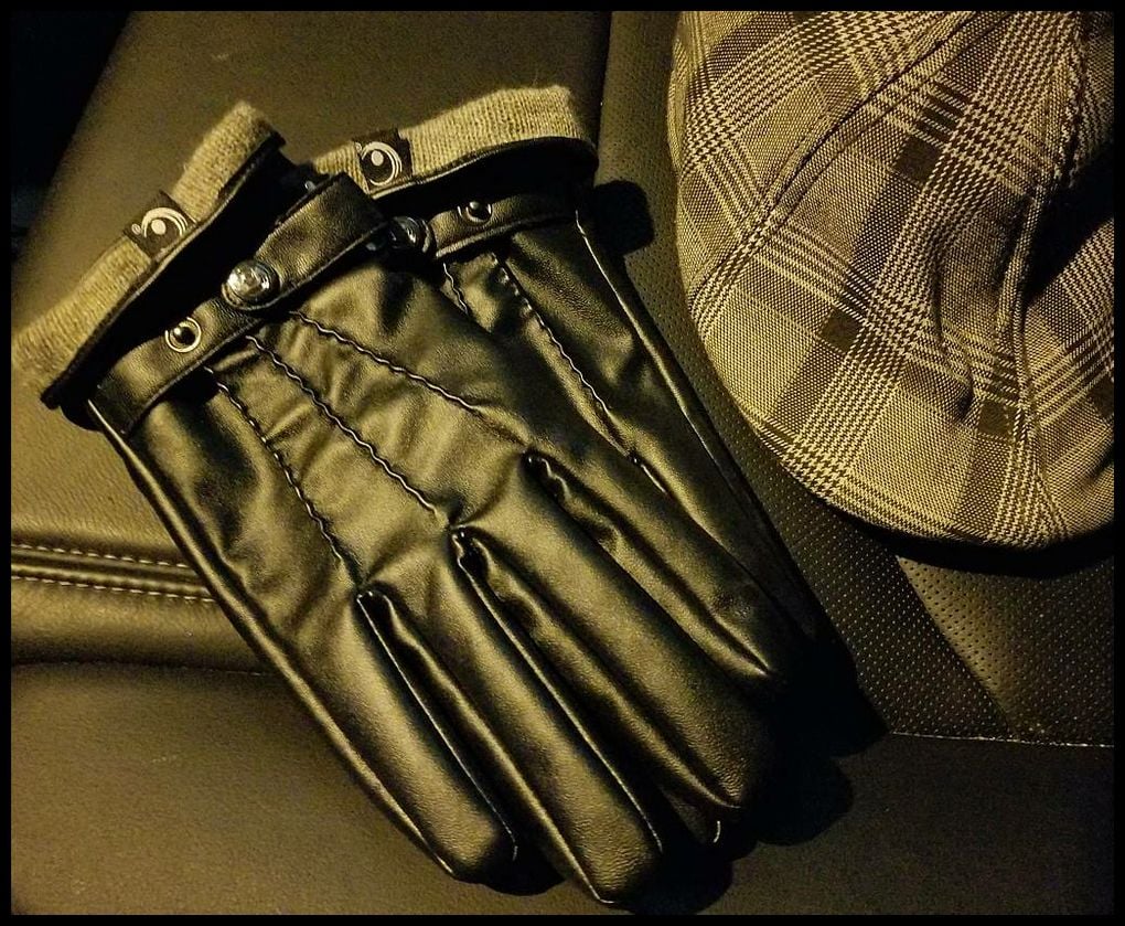 vegan leather gloves mens