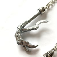Image 3 of Preserved Molten Magpie Claw Necklace 
